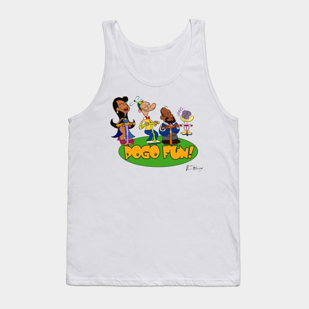 Pogo Fun! Tank Top by D.J. Berry